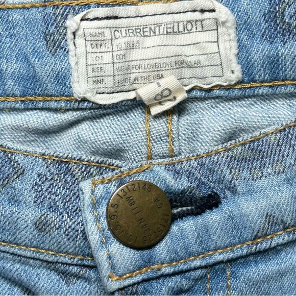 Current Elliott The Stiletto Vintage Paisley ankle skinny jeans women’s size 28 - Picture 10 of 11